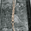 Guld kæde med slange vedhæng