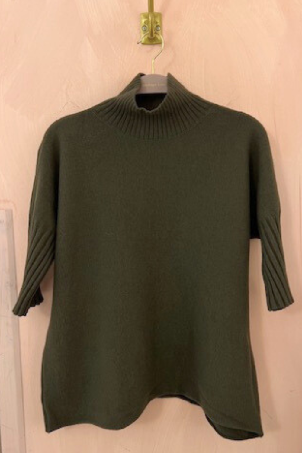 Strikket sweater med halvhøj krave – Army Style 8103