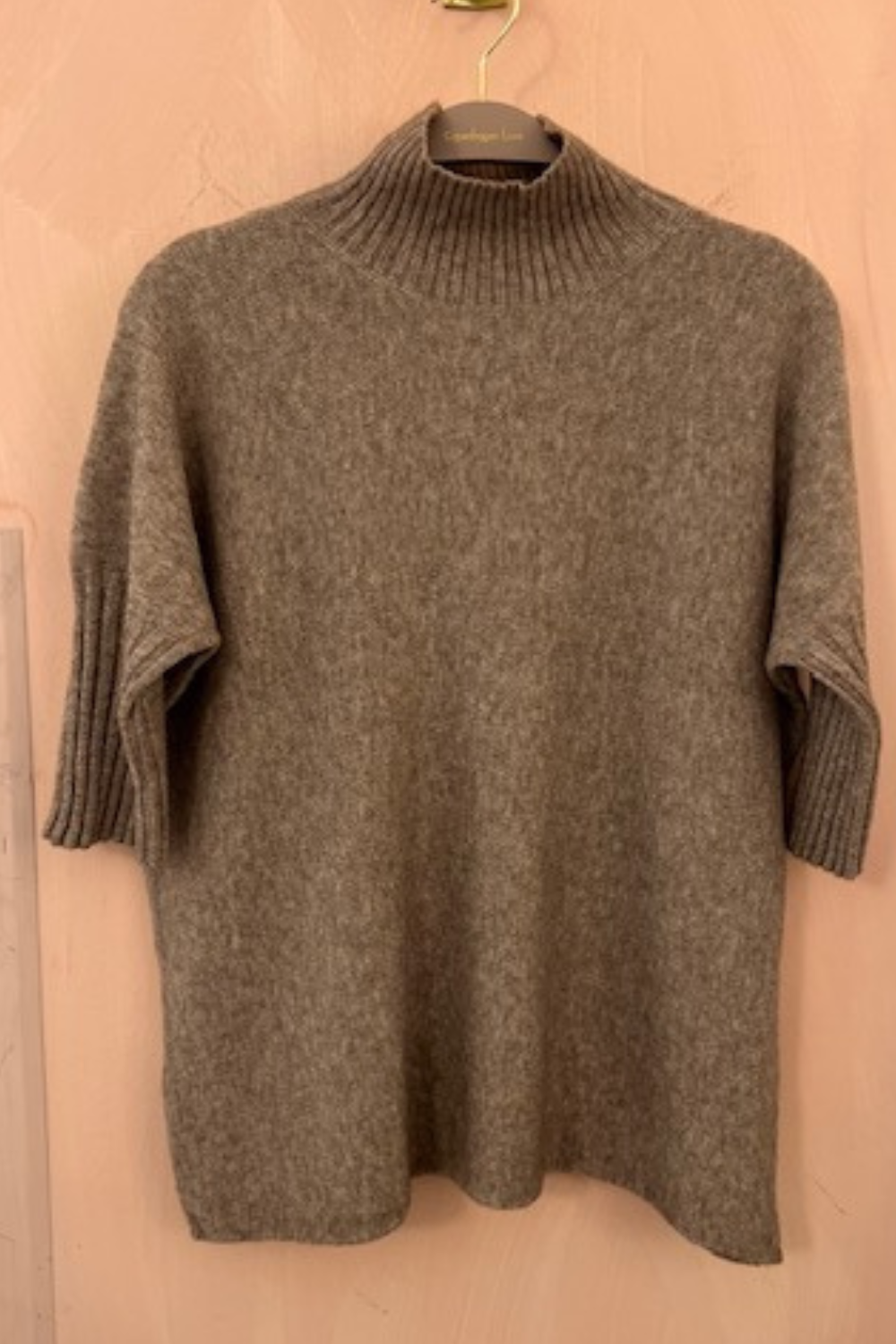 Strikket sweater med halvhøj krave – Fango Style 8103