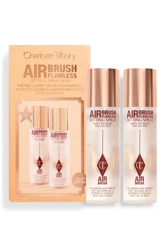 Charlote Tilbury Airbrush Flawless Setting Spray set of two, on sale at Nordstrom