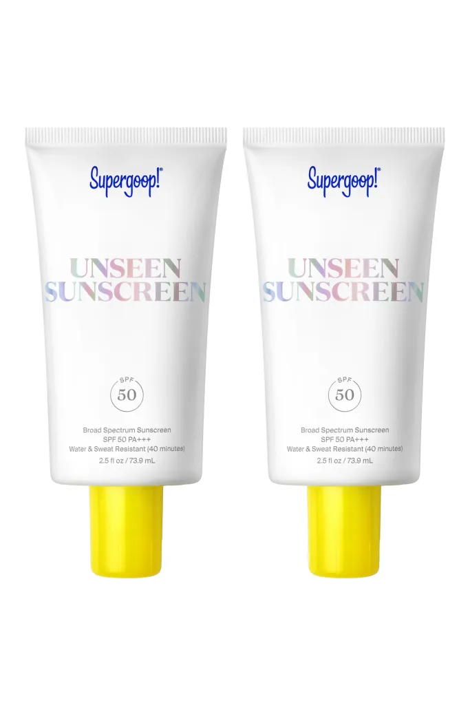 Supergoop! unseen sunscreen jumbo size set of two, on sale at nordstrom